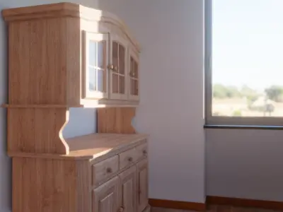 Country cupboard Free 3D model