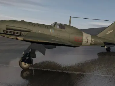 Reggiane Re-2005 Sagittario 3D model