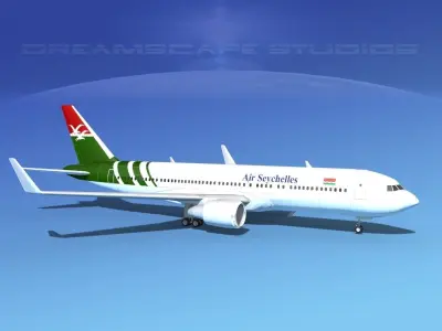 Boeing 767-300 Air Seychelles 3D model