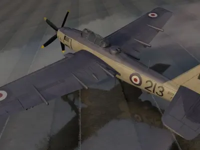 Fairey Spearfish Mk-1 3D model