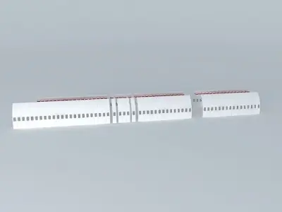 Pan Am 707 Cabin Panels Free 3D model
