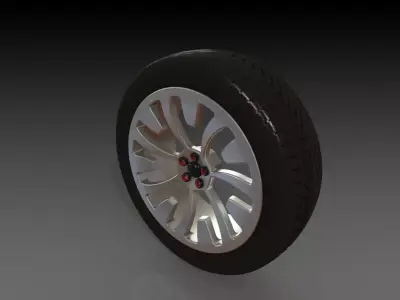 Car Wheel SUV 3D model