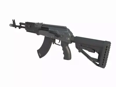 Modern Weapons Rifles new AK 3D model