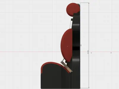 Racing Seat 3D model