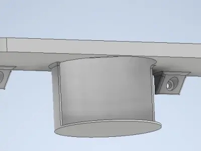 mini shelf with can holder Free 3D print model