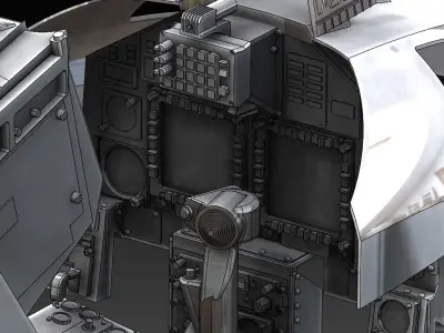 BOEING T45 Complete cockpit Stl files only 3D print model 3D print model