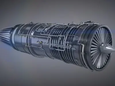 Engine  jet 3D model