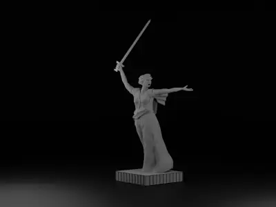 The Motherland Calls 3D model