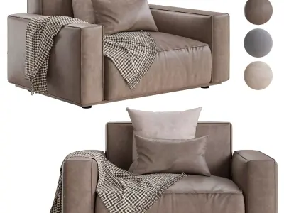 Arflex  Marechiaro Armchair Free 3D model