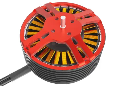 Brushless DC motor 3D model