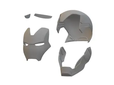 Iron Man MK85 Helmet 3D Pritn Model 3D print model