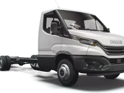 Iveco Daily Single Cab L6 Chassis 2022 3D model