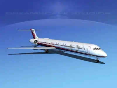 Douglas MD-80 Trans World Airways 3 3D model