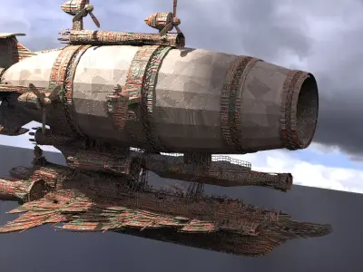 Zeppelin Airship General 3D model