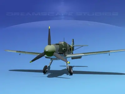 Messerschmitt BF-109 V05 3D model