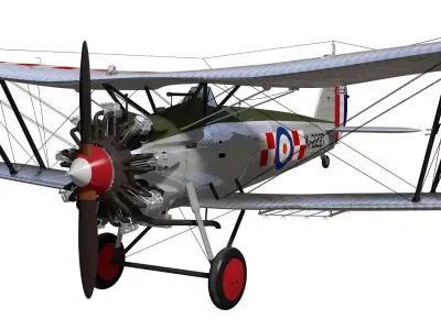 Bristol Bulldog Mk-IIa 3D model