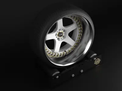 WORK GT5 3pc Low-poly 3D model