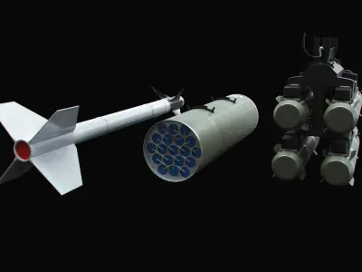 Aircraft Weapons All-Inclusive 3D model