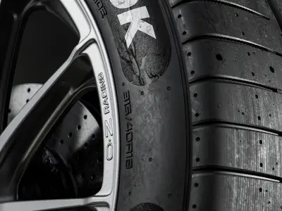 Hankook Formula E 2023 315 40 ZR18 METALNESS 3D model