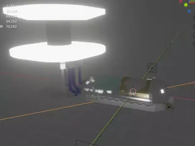 Bio silo of future technology 3D model