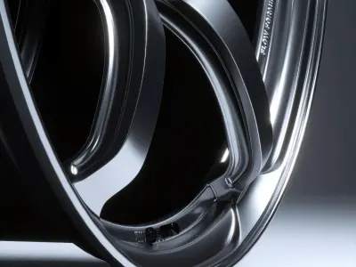 ADVAN Racing RG4 Low-poly 3D model