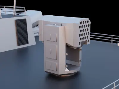 HHQ-10 Short Range Surface To Air Missile V1 Free 3D model