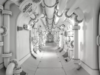 Submarine Corridor 3D model