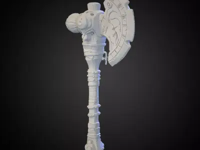 Stylized Axe 21 3D model