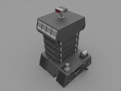 Futuristic Military Recon Tower 3D model