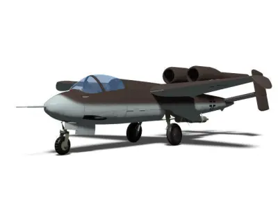 Heinkel He 162 A10 3D model