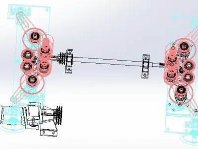 Gear positioning model 3D model