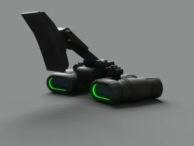 Night Vision Goggles 3d Model Low-poly 3D model