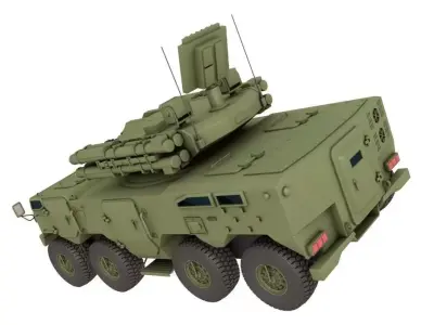 Type 625E  Air Defense 3D model