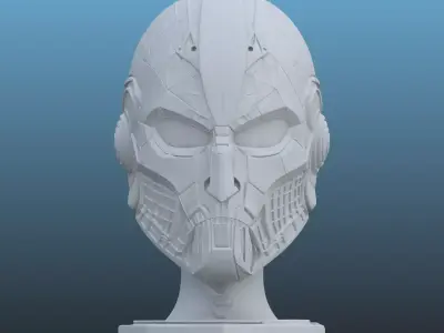 Cyber-Sentinel Bust PM-102 3D print model