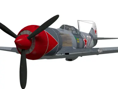 Lavochkin La-7 3D model