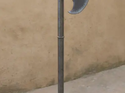 Realistic Medieval Axes Low-poly 3D model