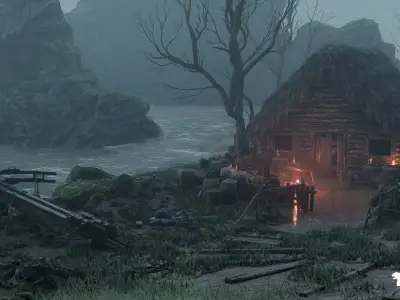 The Aftermath Medieval Environment Low-poly 3D model