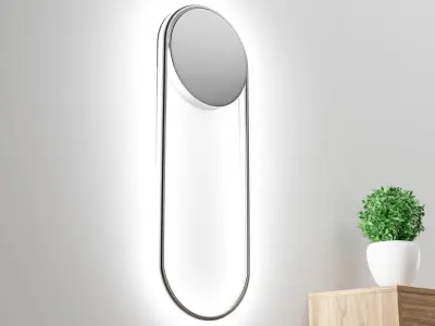 oval wall lamp Free 3D model