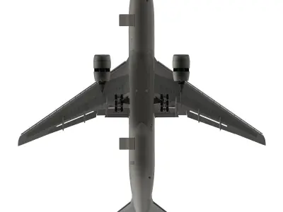 Boeing 777-200ER Air France 3D model