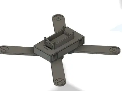 Fully 3D Printable 7 inch Quadcopter Drone 3D print model