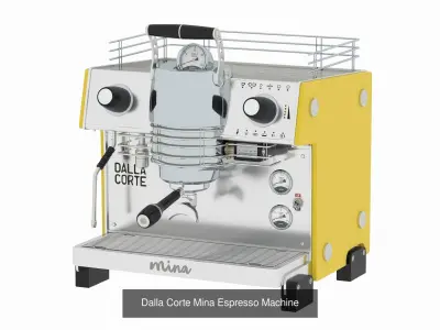 Dalla corte coffee-shop set 3D Model Collection