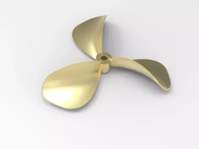 Ship Propeller 3 Blade 3D print model