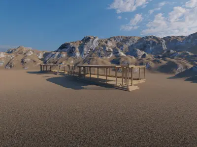 Parthenon-Historical Greek Temple 3D model