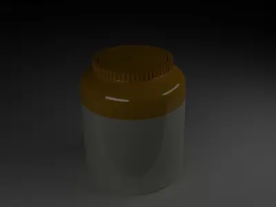 Clay jar Free 3D model