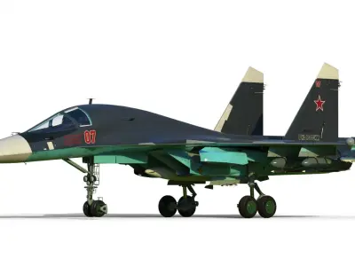 Su-34 3D model