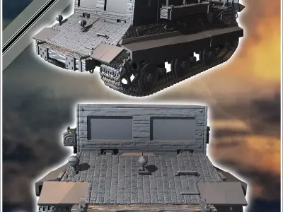 Bergepanzer E-50 Entwicklung - Germany Eastern Western Berlin W 3D print model