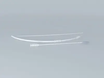 arco e flecha arc and arrow Free 3D model