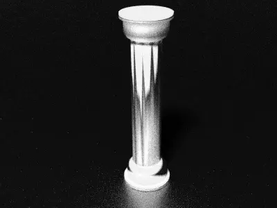 Pillar column 3D model