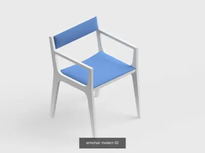 Armchair Modern Collection 6x 