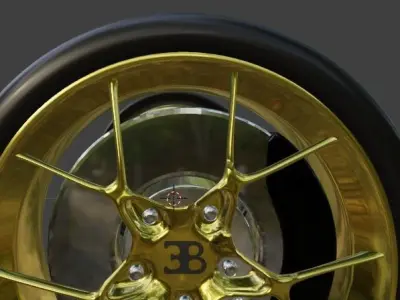 Bugatti chiron 3D model